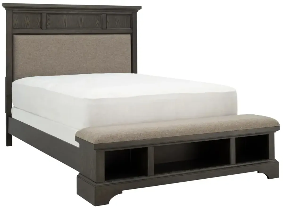 Cambridge Bed in Dark Gray by Davis Intl.