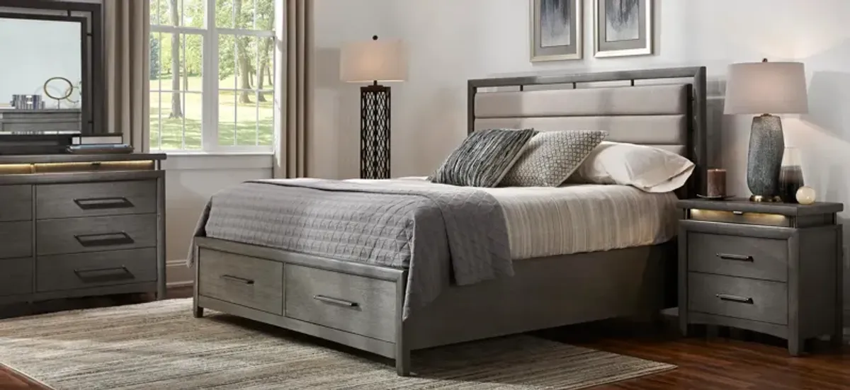 San Clemente Platform Storage Bed