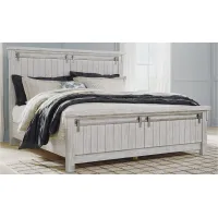 Brashland Panel Bed in White by Ashley Furniture