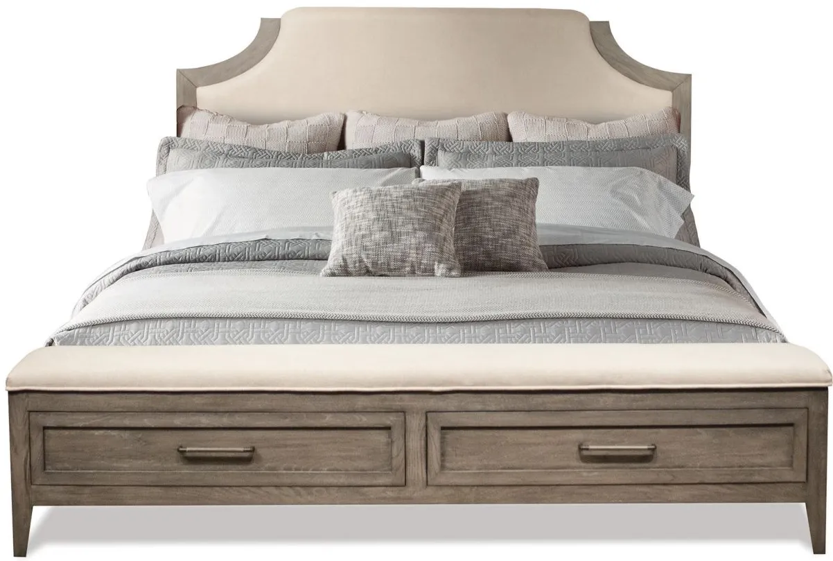 Vogue Storage Bed in Gray Wash by Riverside Furniture