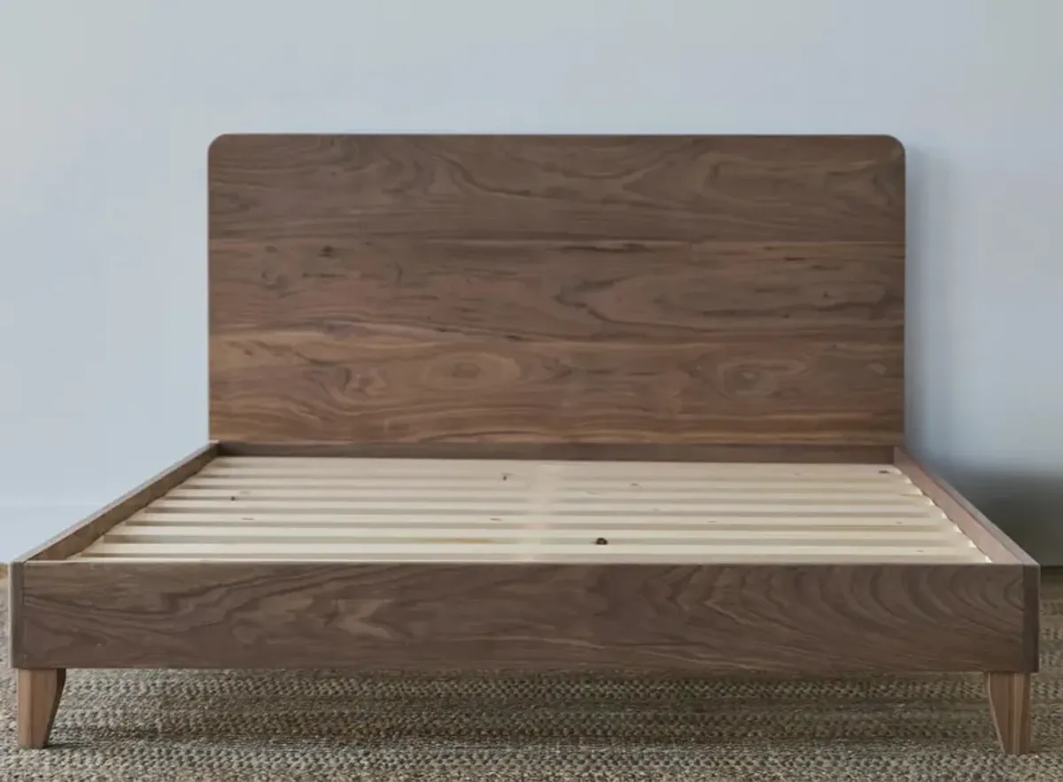 Avocado City Bed Platform Base w/ Headboard