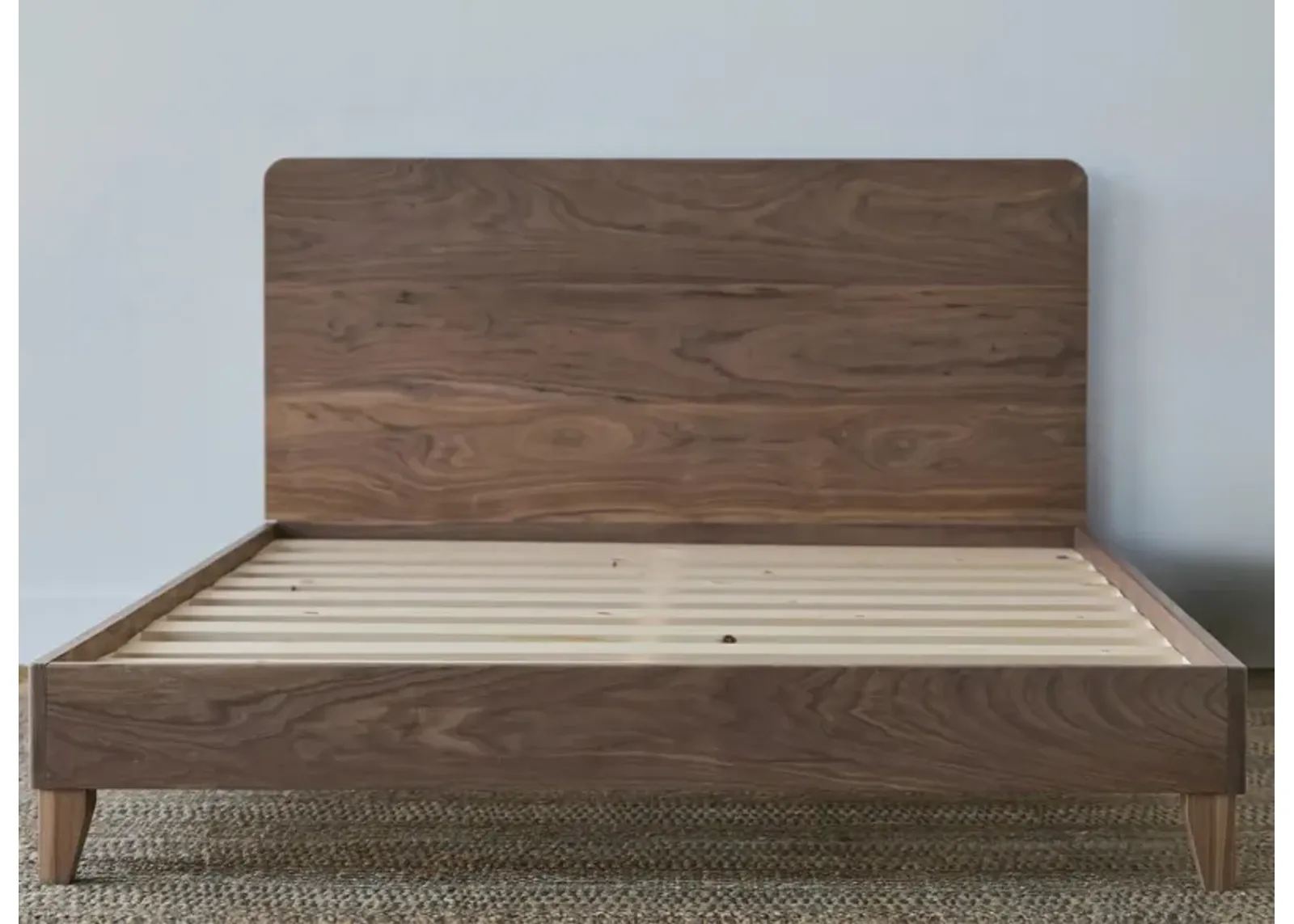 Avocado City Bed Platform Base w/ Headboard