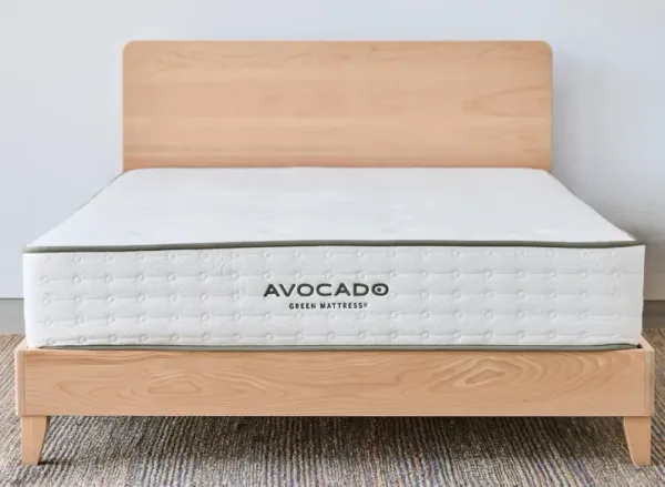 Avocado City Bed Platform Base w/ Headboard