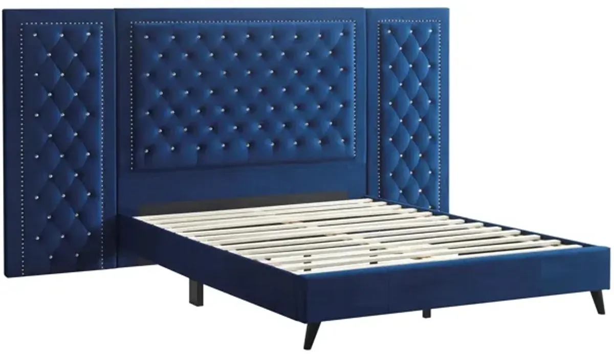 Alba Upholstered Panel Bed with Upholstered Side Panels