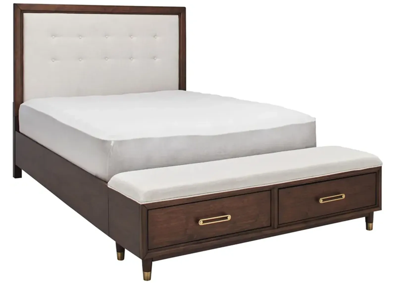 Lindsay Bed in Brown by Najarian