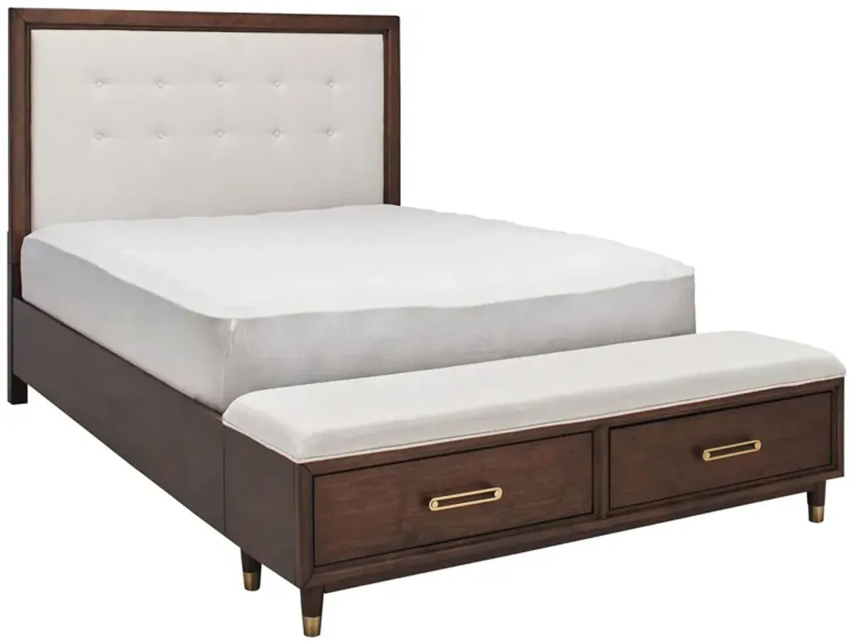 Lindsay Bed in Brown by Najarian