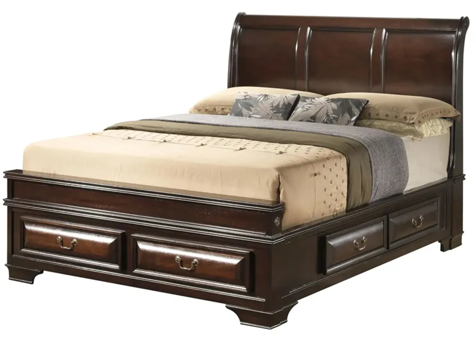 Sarasota Storage Bed in Cappuccino by Glory Furniture