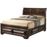 Sarasota Storage Bed in Cappuccino by Glory Furniture