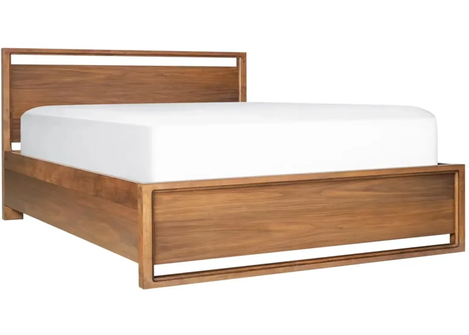 Aversa Platform Bed in Light Cherry by Bellanest