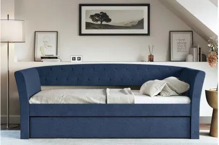 Neville Daybed and Rolling Trundle Set in Blue by Boyd Flotation