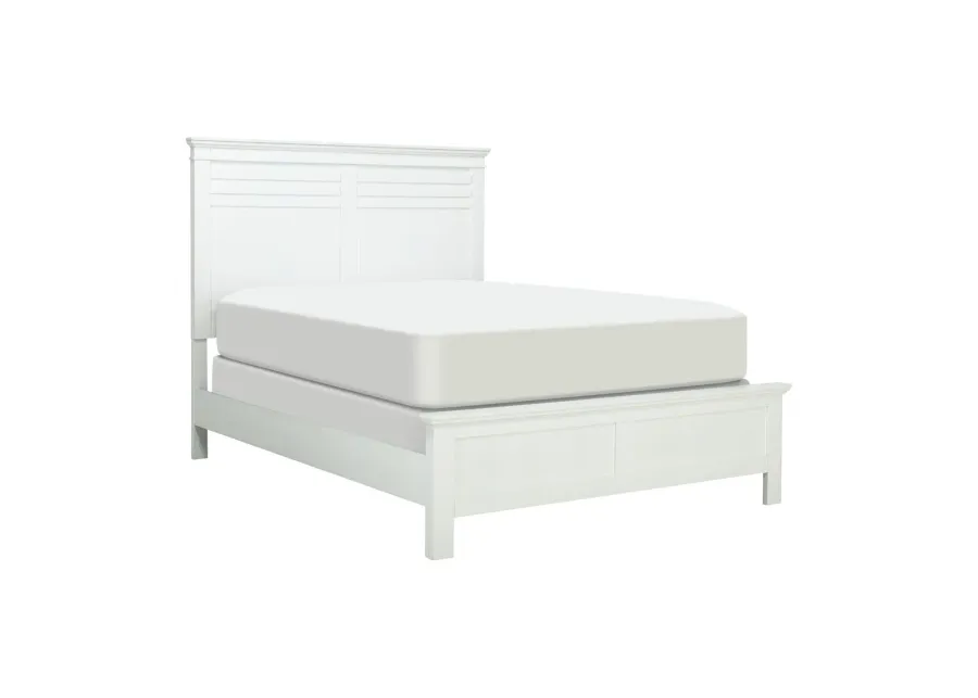 Eastlea Panel Bed in White by Bellanest