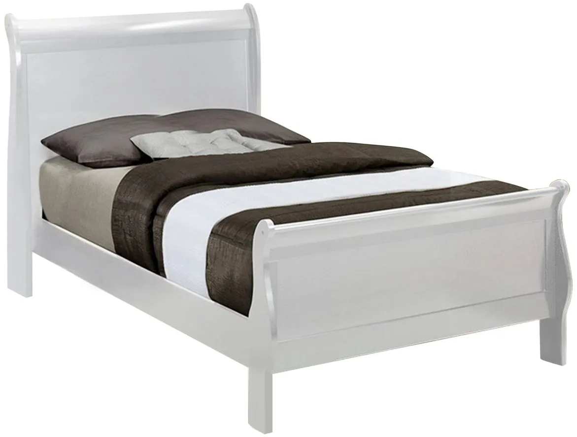 Louis Philip Bed in White by Crown Mark