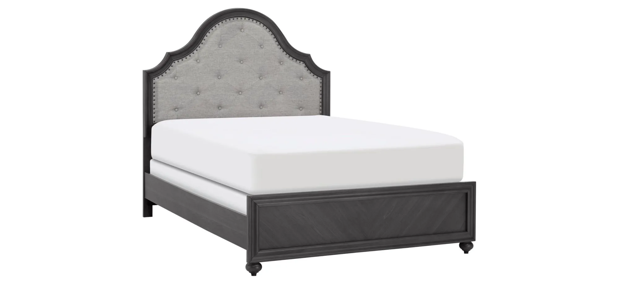 Hathaway Bed in Dark Gray by Davis Intl.