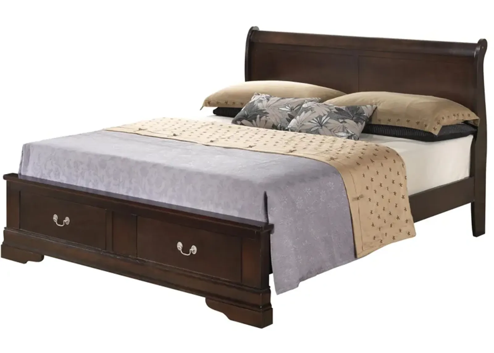 Rossie Storage Bed in Cappuccino by Glory Furniture