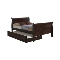 Rossie Trundle Bed in Cappuccino by Glory Furniture