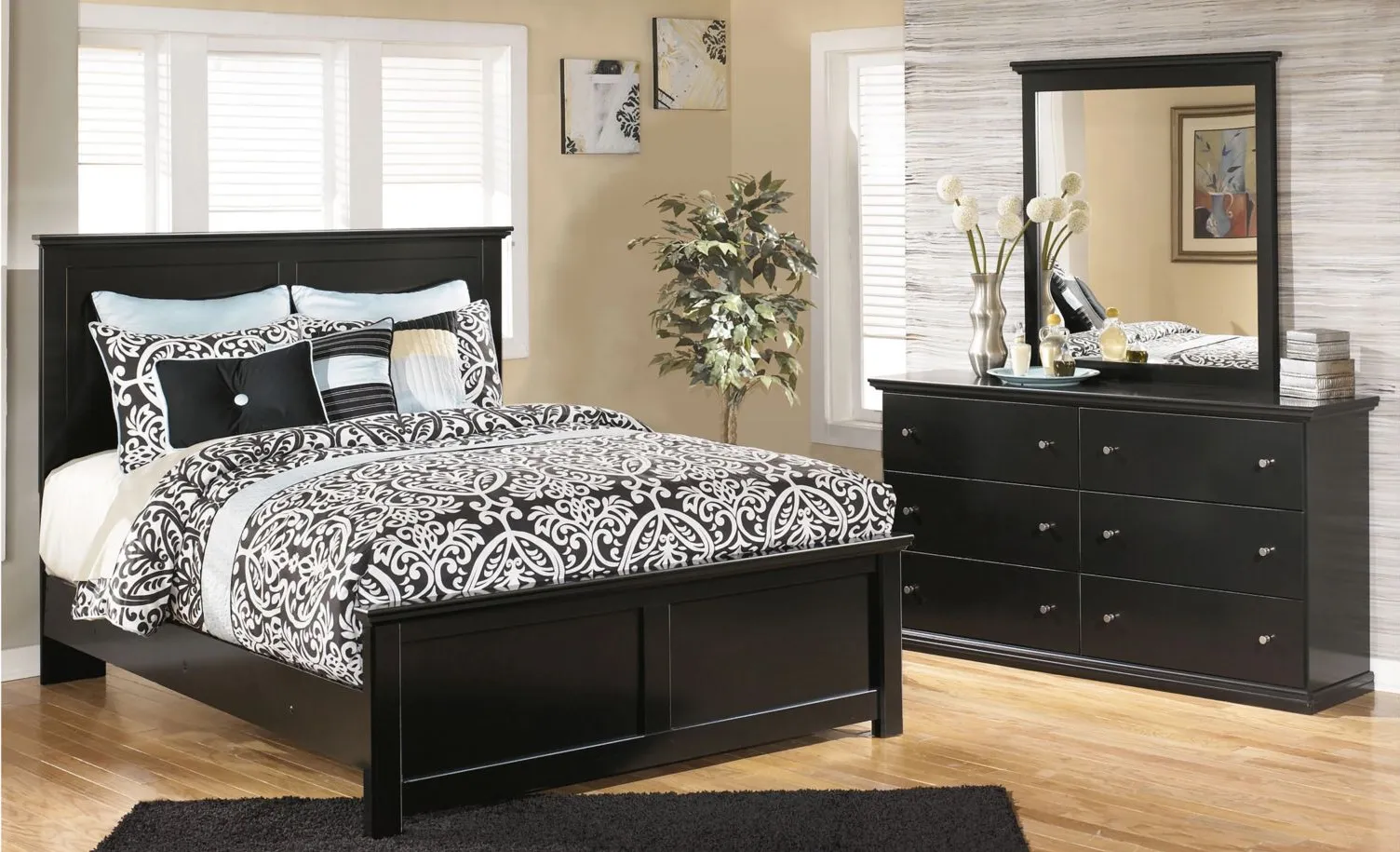 Maribel 3-pc. Bedroom Set in Black by Ashley Furniture