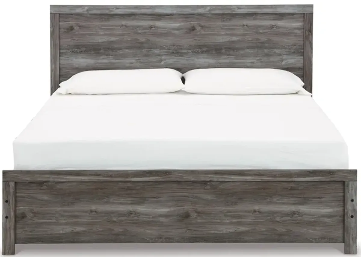 Bronyan King Panel Bed in Dark Gray by Ashley Furniture