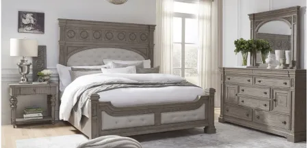 Kingsbury California King Bed in Gray by Bellanest.