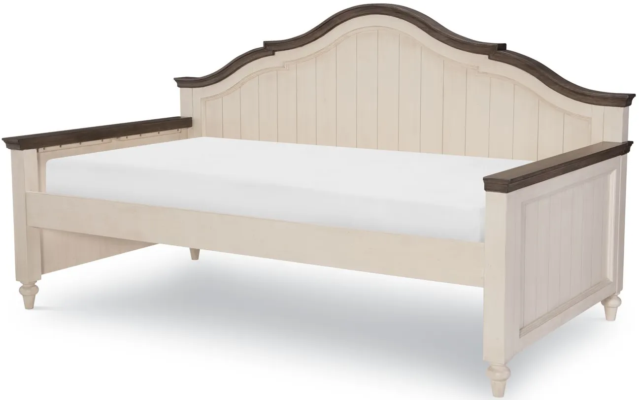 Brookhaven Youth Daybed in Vintage Linen/Rustic Dark Elm by Legacy Classic Furniture