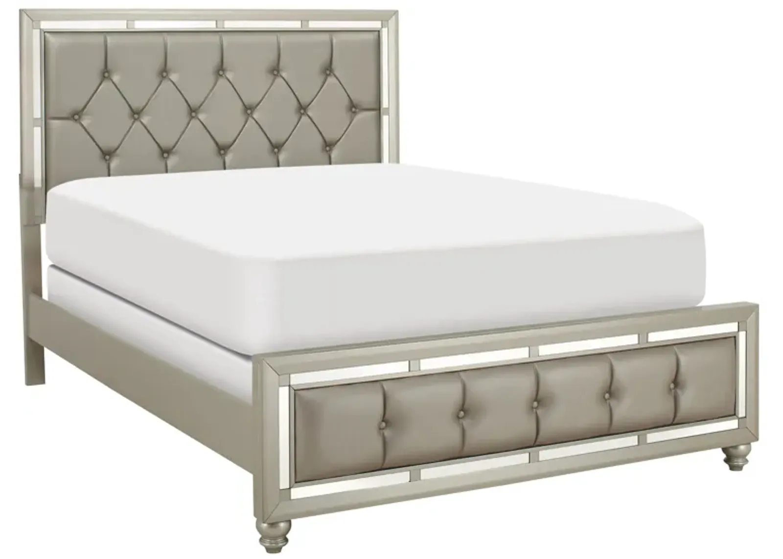 Lana Bed in Silver by Global Furniture Furniture USA