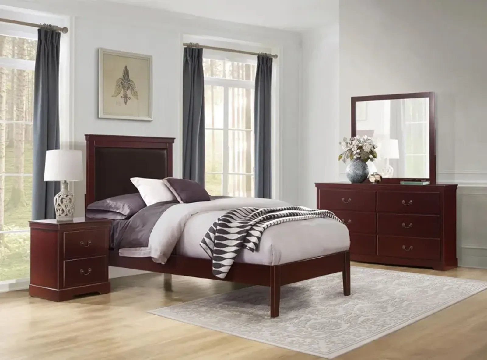 Place 4-pc. Upholstered Bedroom Set