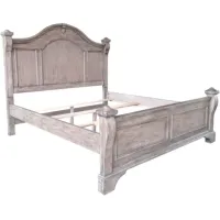 Heirloom Queen Poster Bed in Brown by American Woodcrafters