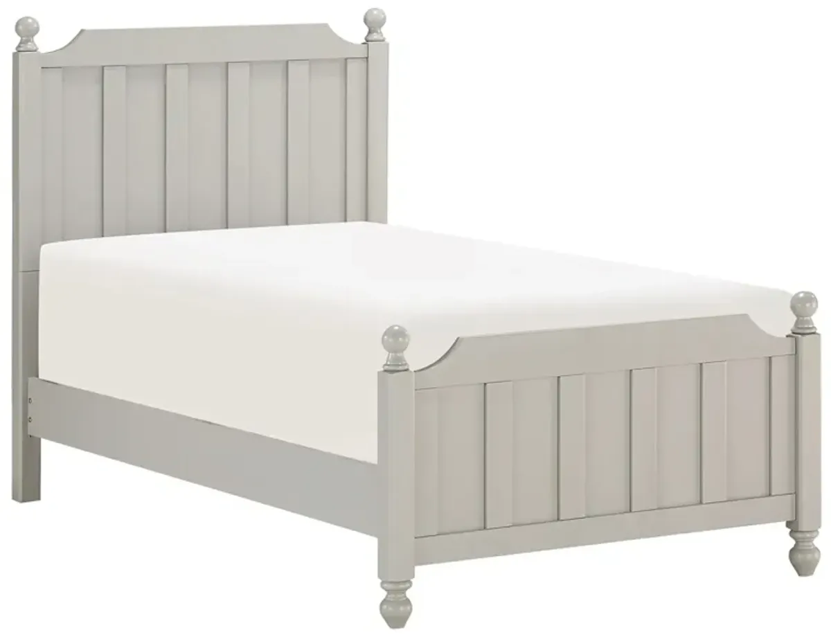 Ruote Panel Bed in Gray by Homelegance