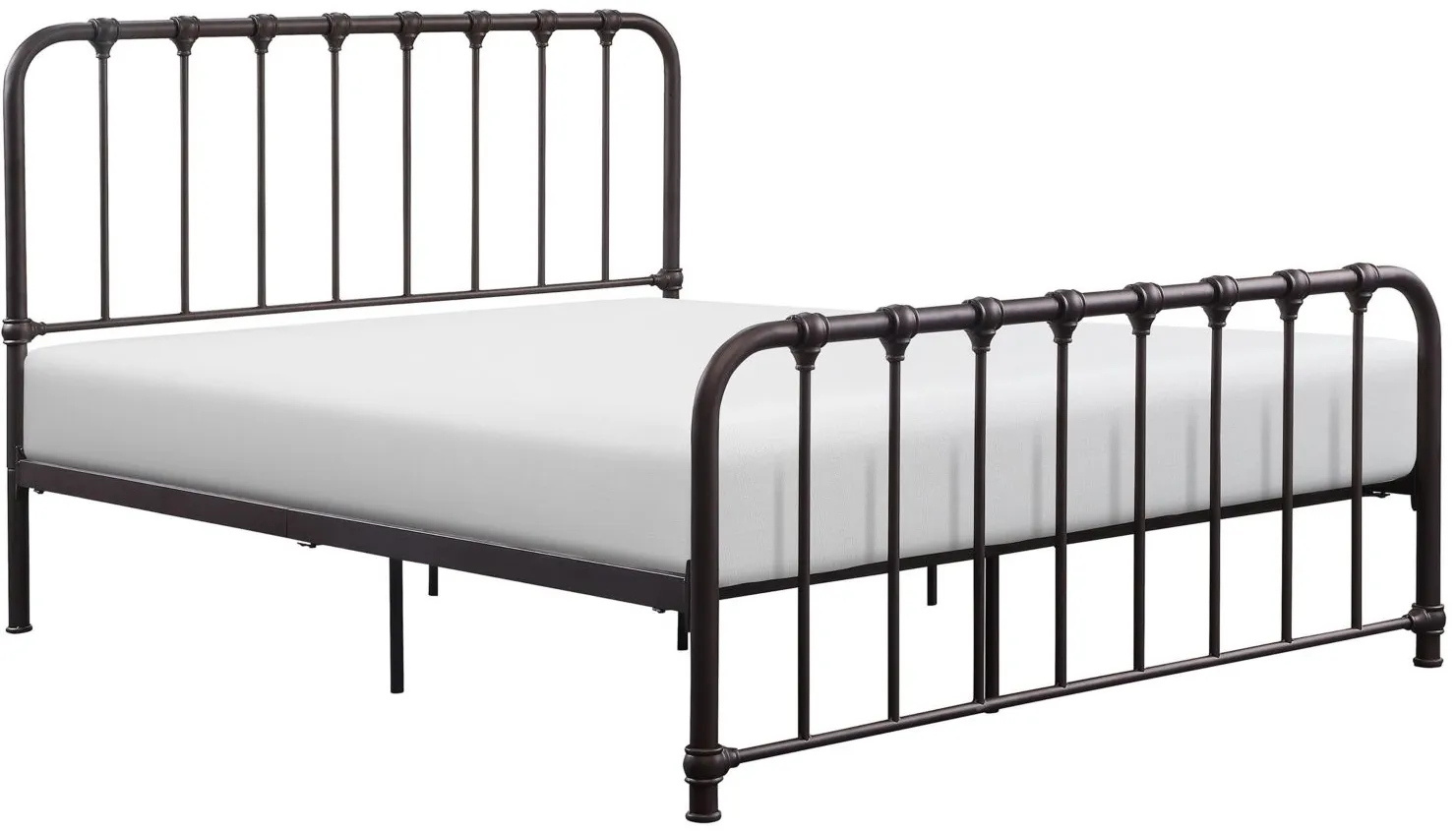 Kimmy Metal Platform Bed in Dark Bronze by Homelegance