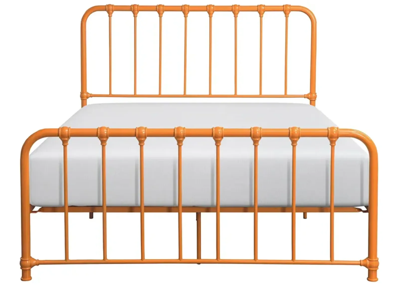 Kimmy Metal Platform Bed in Orange by Homelegance