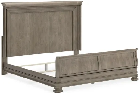 Lexorne Sleigh Bed in Gray by Ashley Furniture