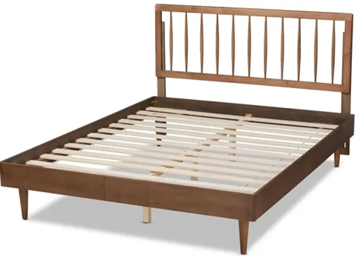 Sora Mid-Century King Size Platform Bed