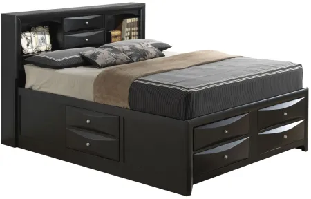 Marilla Captain's Bed in Black by Glory Furniture