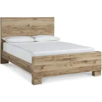 Hyanna King Panel Bed in Tan by Ashley Furniture