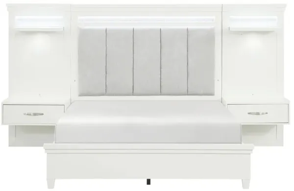 Bellamy 3-pc. Wall Bed Set w/ 2 Tower Nightstands