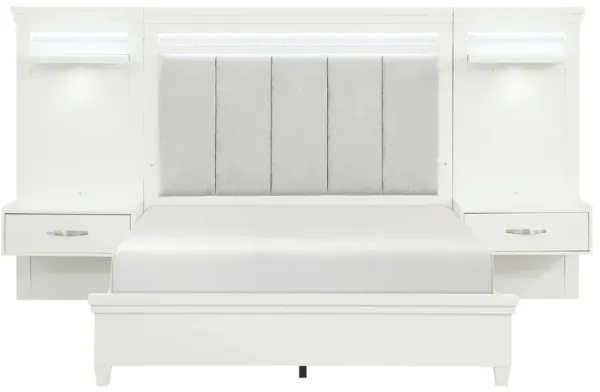 Bellamy 3-pc. Wall Bed Set w/ 2 Tower Nightstands
