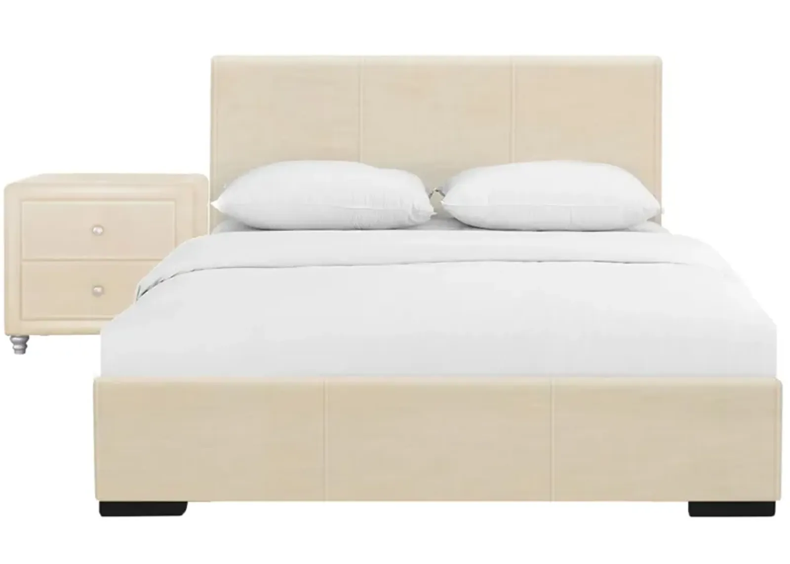 Hindes Platform Bed with 1 Nightstand