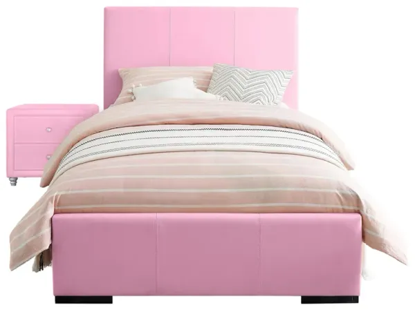 Hindes Platform Bed with 1 Nightstand