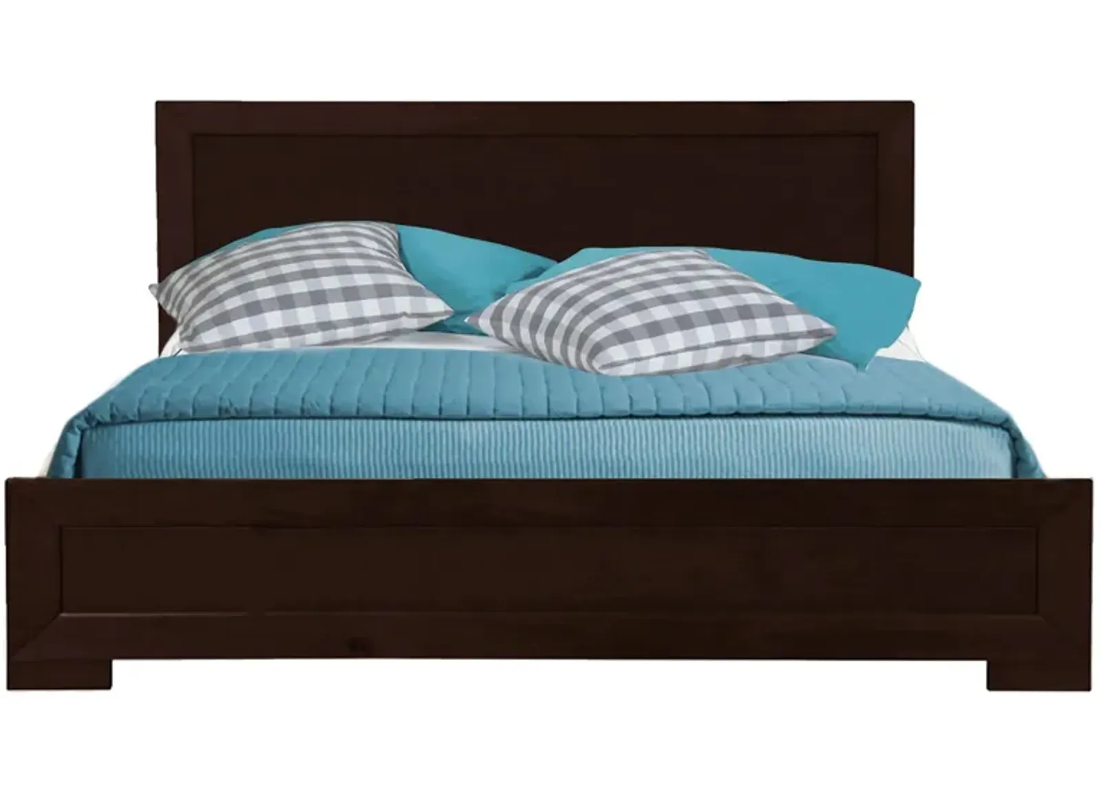 Oxford Platform Bed in Espresso by CAMDEN ISLE