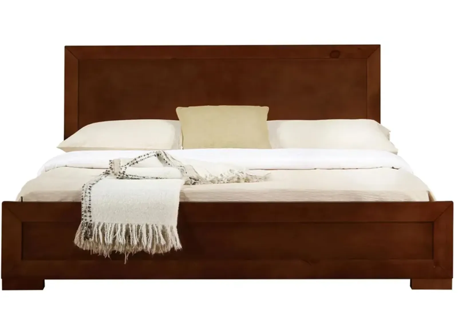 Trent Platform Bed in Walnut by CAMDEN ISLE