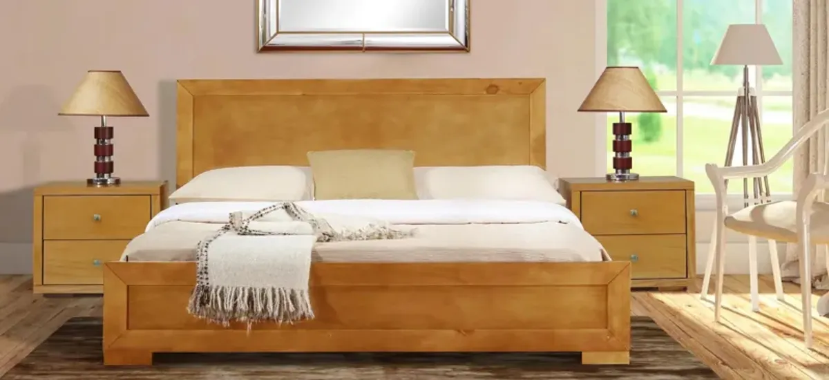 Trent Platform Bed with 2 Nightstands