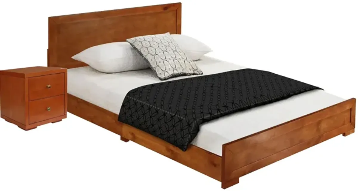 Trent Platform Bed with 1 Nightstand