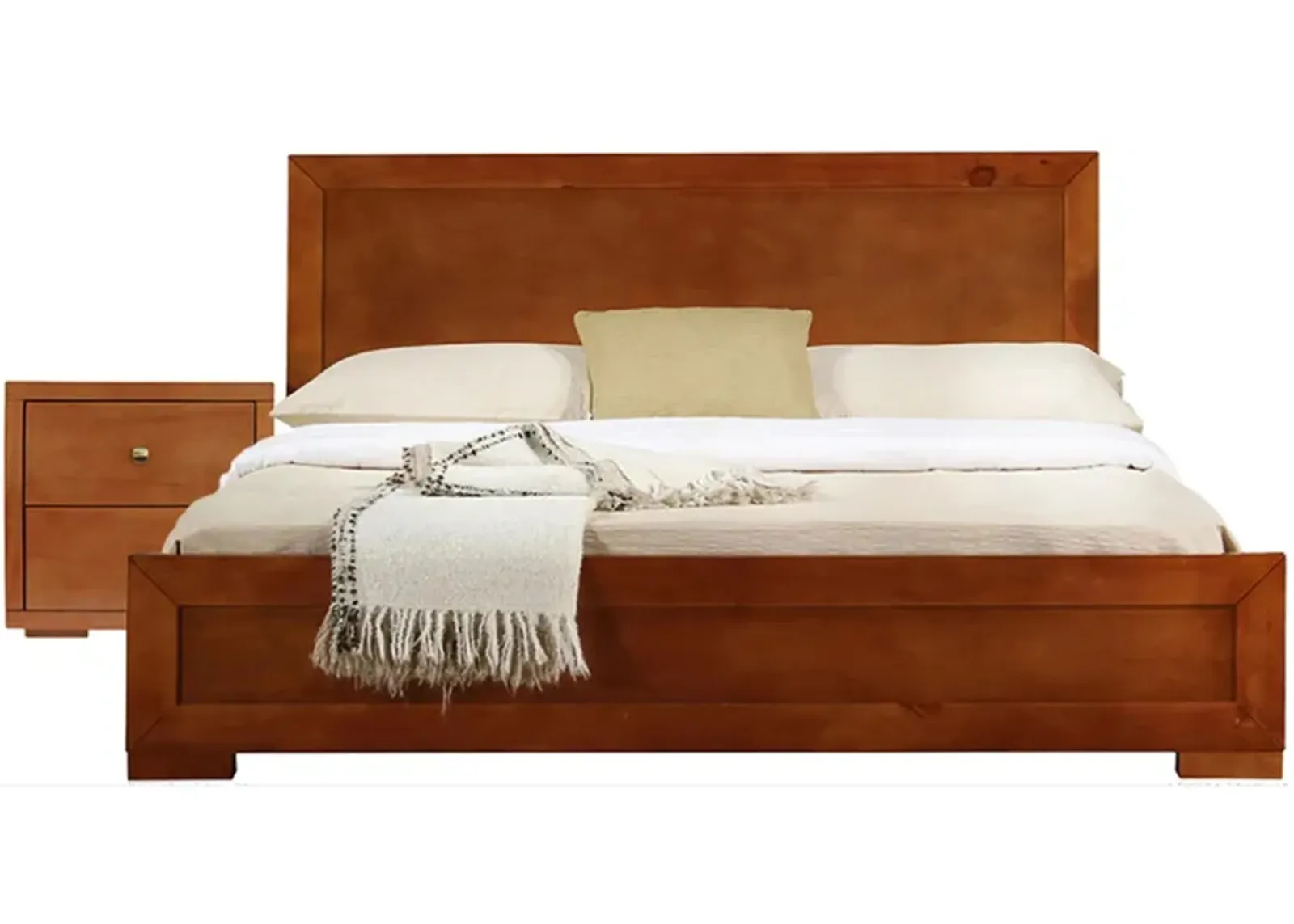 Trent Platform Bed with 1 Nightstand