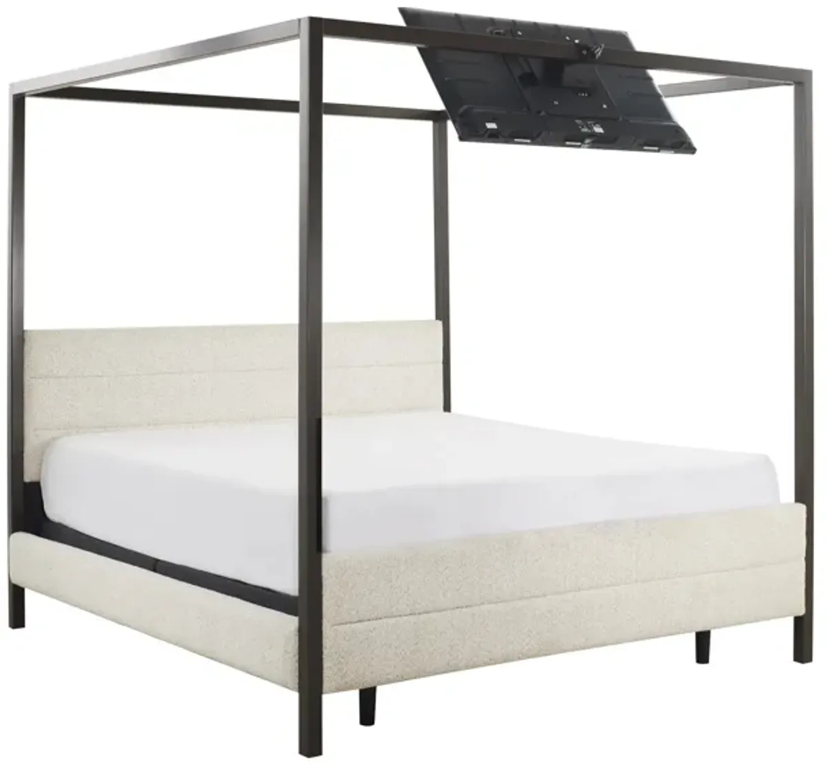 Nouvelle Media Bed in Black by Bellanest