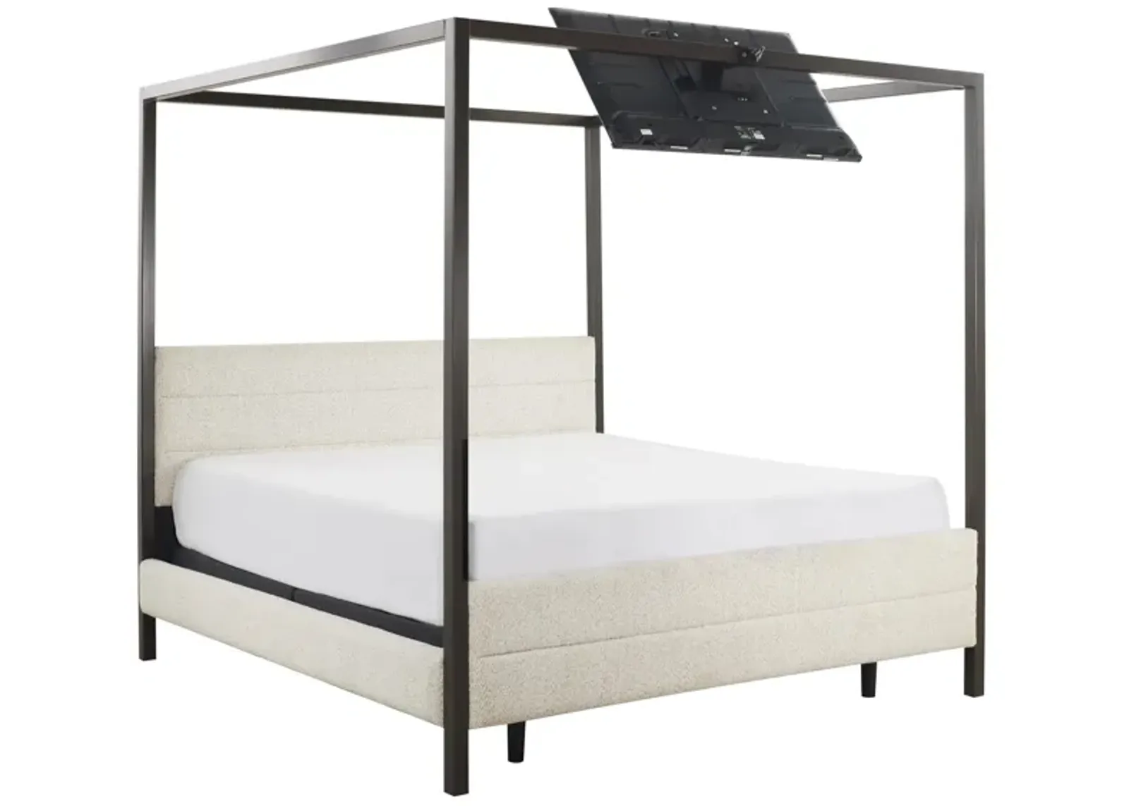 Nouvelle Media Bed in Black by Bellanest