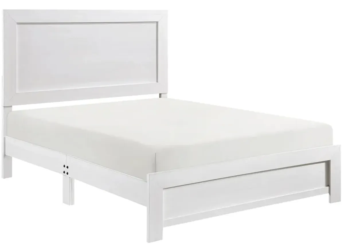 Bijou Bed in White by Homelegance