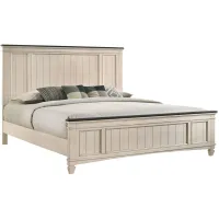 Sawyer Bed in Antique White and Brown by Crown Mark