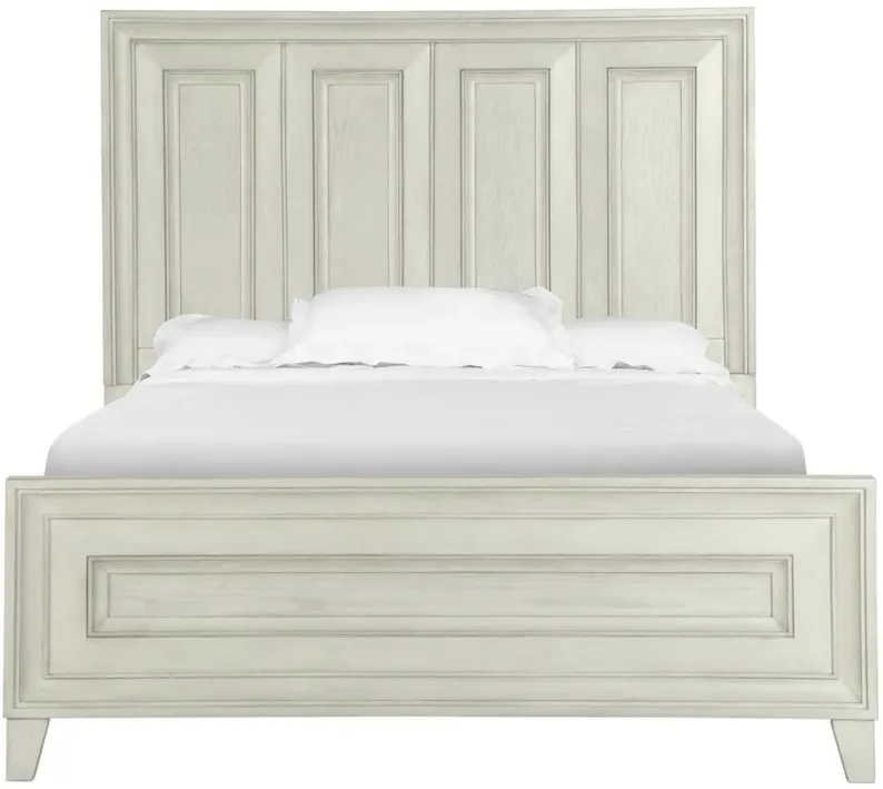 Raelynn Panel Bed in Weathered White by Magnussen Home