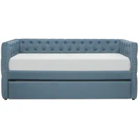 Farrah Daybed with Trundle in Blue by Homelegance