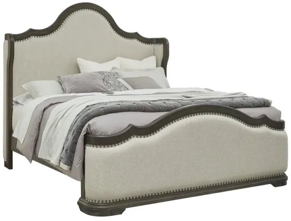 Cooper Falls Shelter-Back Upholstered Bed