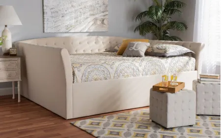 Delora Daybed in Beige by Wholesale Interiors